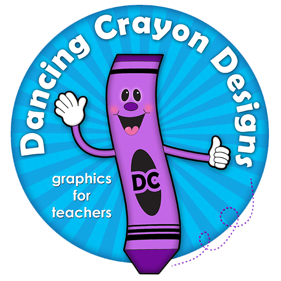 Dancing Crayon Designs - Clip Art for Teachers